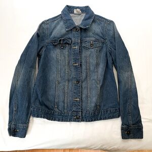 St. John's Bay Blue Button Down Jean Jacket